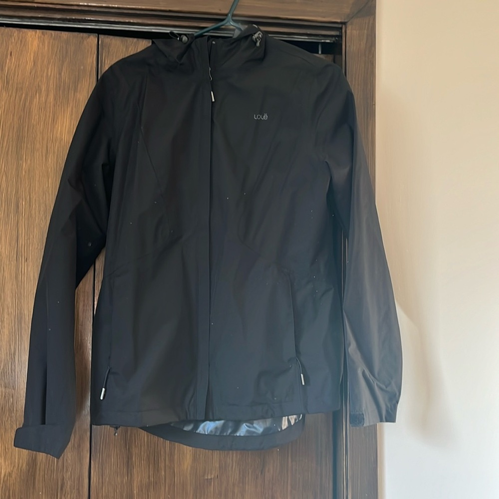 Lole black rain jacket